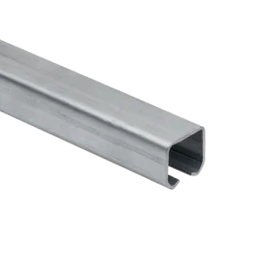 Riel galvanizado para portones corredizos
