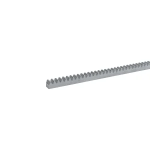 Cremallera metálica de 22x22 mm fabricada en acero galvanizado para sistemas de automatización de portones